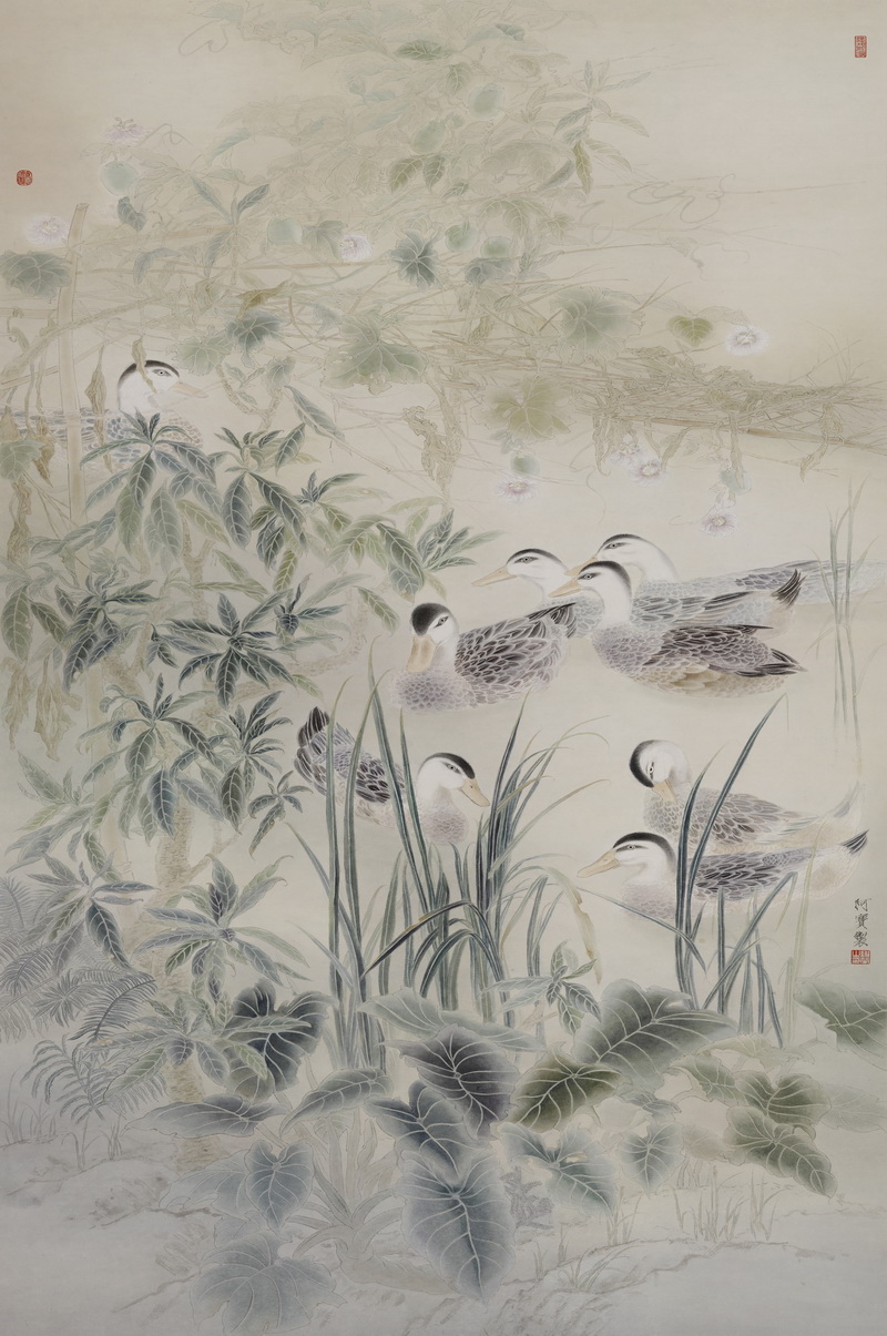 题目：春江水暖。谢莹-186X91 (1)a.jpg